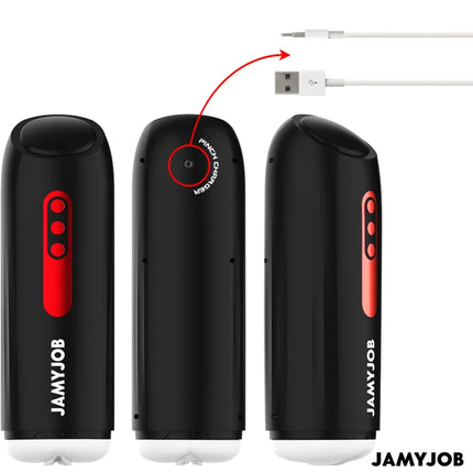 JAMYJOB - PHANTOM AUTOMATISCHER VAGINA-MASTURBATOR 5 SAUG- UND STOSSMODI - Vagina Masturbatoren