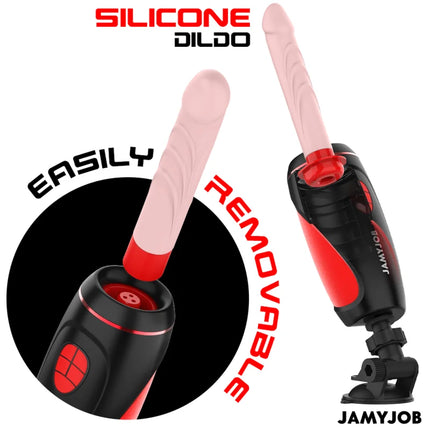 JAMYJOB - PYSTON BASE AUTOMATISCHER MASTURBATOR MIT FERNBEDIENUNG - Realistische Dildos