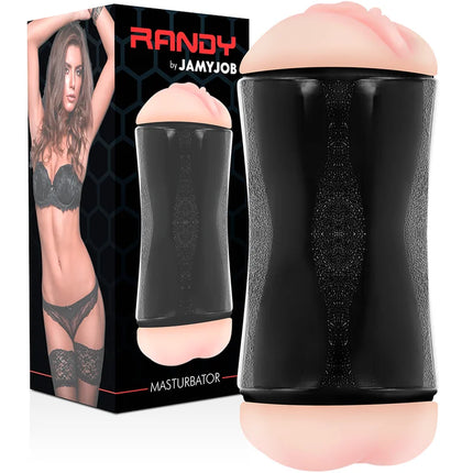 JAMYJOB - RANDY DOPPEL-LOCH-MASTURBATOR - VAGINA UND ANUS - Vagina und Anus ohne Vibration