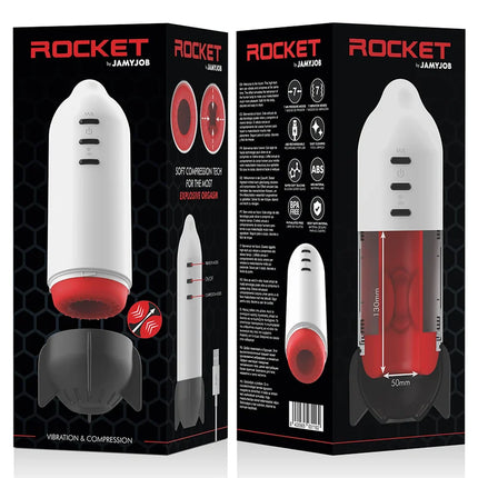 JAMYJOB - ROCKET MASTURBATOR SOFT COMPRESSION TECH UND VIBRATION - Ei-Masturbator