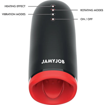 JAMYJOB - SPIN-X HEIZ- UND ROTATIONS-MASTURBATOR - Automatischer Masturbator