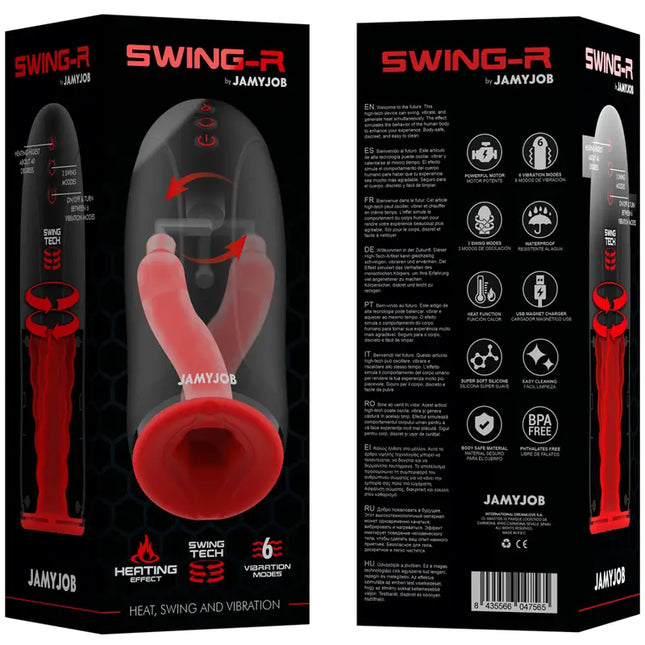 JAMYJOB - SWING-R HEIZEFFEKT SWING TECH UND VIBRATIONS-MASTURBATOR - Automatischer Masturbator