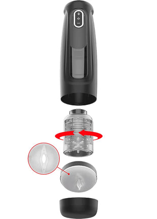 JAMYJOB - TORNADO 360 ROTATE TECH STROKER - Automatischer Masturbator