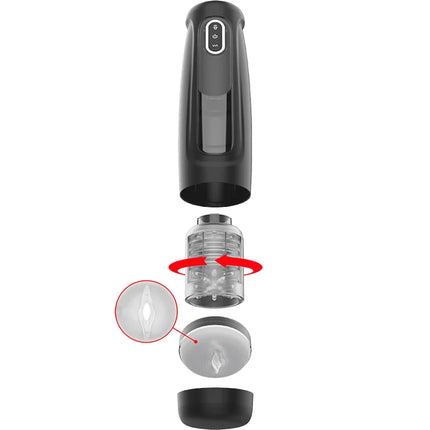 JAMYJOB - TORNADO 360 ROTATE TECH STROKER - Automatischer Masturbator