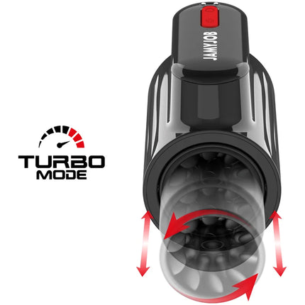 JAMYJOB - VORTEX-STOß- UND 360-DREHBARER TECH-TURBO-MODUS-MASTURBATOR - Automatischer Masturbator