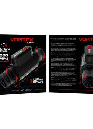 JAMYJOB - VORTEX-STOß- UND 360-DREHBARER TECH-TURBO-MODUS-MASTURBATOR - Automatischer Masturbator