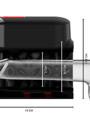 JAMYJOB - VORTEX-STOß- UND 360-DREHBARER TECH-TURBO-MODUS-MASTURBATOR - Automatischer Masturbator