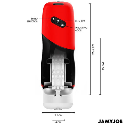 JAMYJOB - XPEED AUTOMATISCHER VAGINA-MASTURBATOR 5 STOSSMODI UND SOUNDEFFEKT - Vagina Masturbatoren