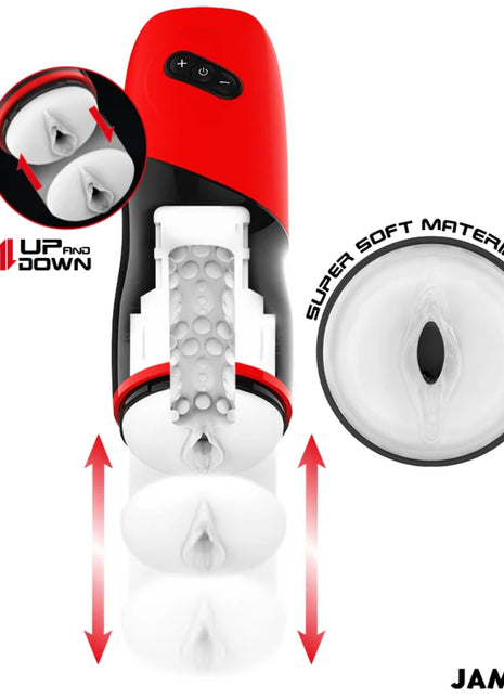 JAMYJOB - XPEED AUTOMATISCHER VAGINA-MASTURBATOR 5 STOSSMODI UND SOUNDEFFEKT - Vagina Masturbatoren