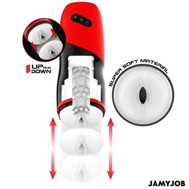 JAMYJOB - XPEED AUTOMATISCHER VAGINA-MASTURBATOR 5 STOSSMODI UND SOUNDEFFEKT - Vagina Masturbatoren