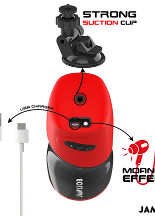 JAMYJOB - XPEED AUTOMATISCHER VAGINA-MASTURBATOR 5 STOSSMODI UND SOUNDEFFEKT - Vagina Masturbatoren