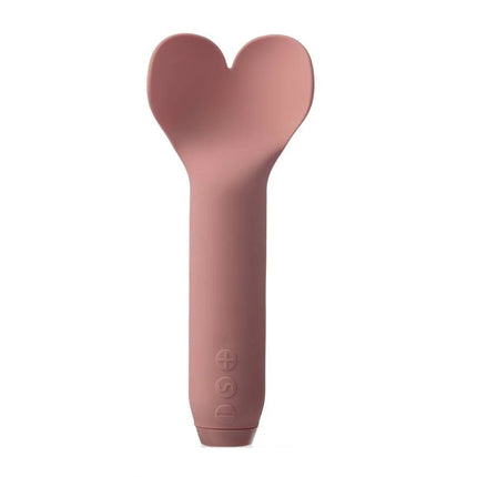 Je joue amour bullet pal rosette herzförmiger spitze vibrator in mattem rosegold für flatternde empfindungen und gut anfühlt