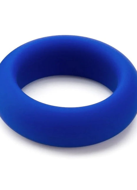 JE JOUE - BLAUER SILIKONRING - MINIMALE STRANGULATION - Penisring ohne Vibration