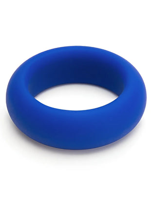 JE JOUE - BLAUER SILIKONRING - MINIMALE STRANGULATION - Penisring ohne Vibration