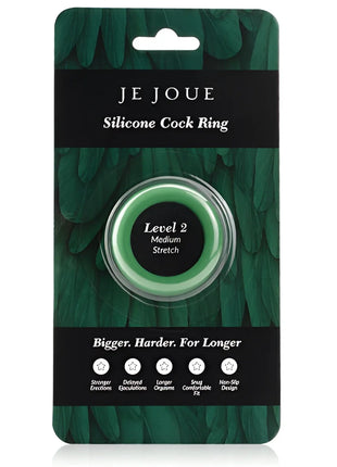 JE JOUE - GRÜNER SILIKONRING - MITTLERE CHOKE - Penisring ohne Vibration