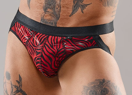 Jock Strap REPatrick001 schwarz/rot von RFP Razor’s Edge Kollektion - S / Black/Red - Herren Jock Strap