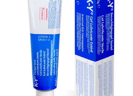 Johnson & johnson ky gel lube 82 gr blau weiß steril tube und passende verpackung