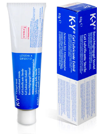 Johnson & johnson ky gel lube 82 gr blau weiß steril tube und passende verpackung
