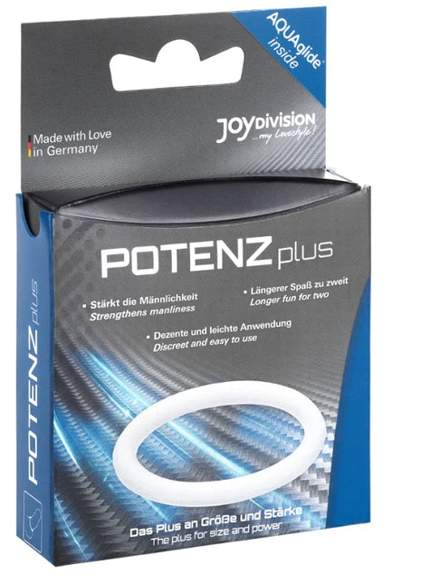 JOYDIVISION POTENZDUO - PLUS RING WEISS - M - Penisring ohne Vibration