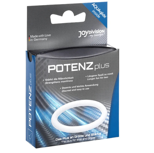 JOYDIVISION POTENZDUO - PLUS RING WEISS - M - Penisring ohne Vibration