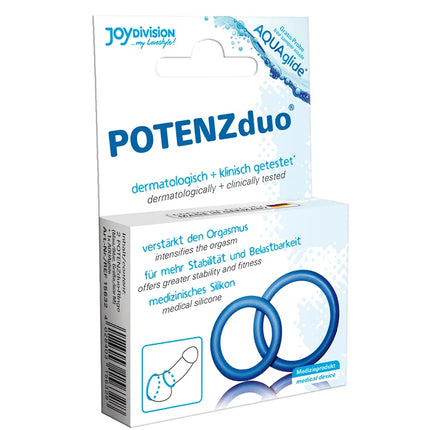JOYDIVISION POTENZDUO - RINGE - S - Penisring ohne Vibration