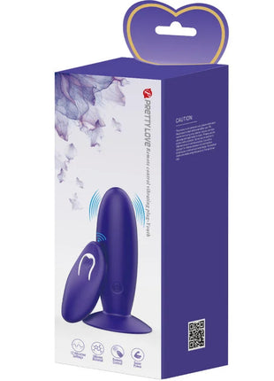 Jugendplug analvibrator mit fernbedienung in lila aus glattem kunststoff mit ergonomischem design und funkwellensteuerung