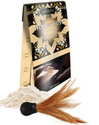 Schwarze und gold verzierte verpackung von kamasutra kussbares vanille pulver 28 g mit pinsel