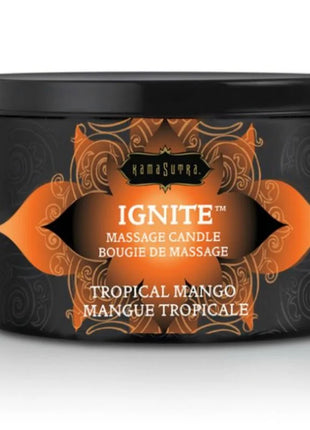 KAMASUTRA - MASSAGEKERZE MIT TROPISCHEM GRIFF 170 GR - Massagekerzen