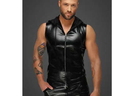 Kapuzenshirt mit Zwei-Wege Zipper H066 von Noir Handmade Alpha Collection - Herren-Shirt