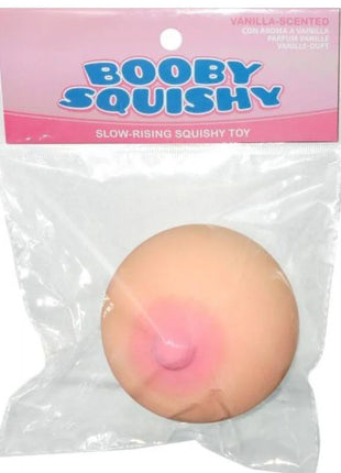 Kheper games booby squishy silikonspielzeug in pfirsich mit pinkem nippel und vanilleduft