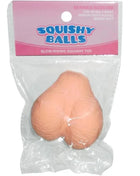 Pink berry duftender squishy-ball aus klarem kunststoff verpackt von kheper-spiele natürlich