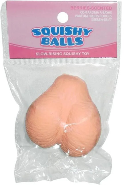 Pink berry duftender squishy-ball aus klarem kunststoff verpackt von kheper-spiele natürlich