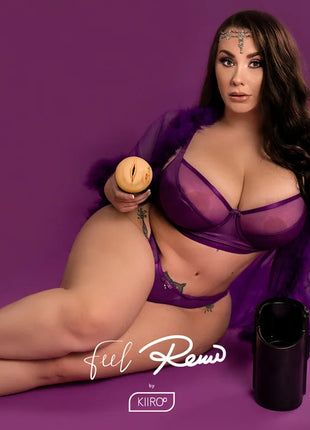 Kiiroo feel romi chase von kiiro stars kollektion persönliches vergnügungsgerät mit glattem beigem silikon und ergonomischem design