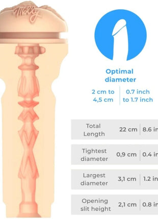 KIIROO - FÜHLEN SIE MOLLY STEWART STROKER KIIROO STARS COLLECTION - Filmstar Vagina-Masturbator