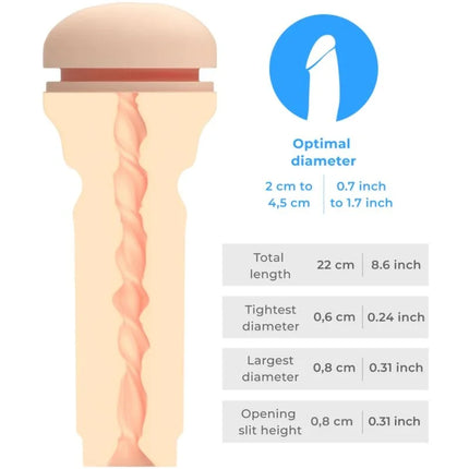 KIIROO - FÜHLEN SIE STROKER EXTRA ENGES PO-FLEISCH - Anus-Masturbator ohne Vibration