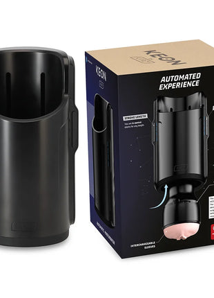 KIIROO - KEON + FEEL NICOLETTE SHEA STROKER + AQUA-QUALITTS-SCHMIERMITTEL 50 ML - Automatischer Masturbator