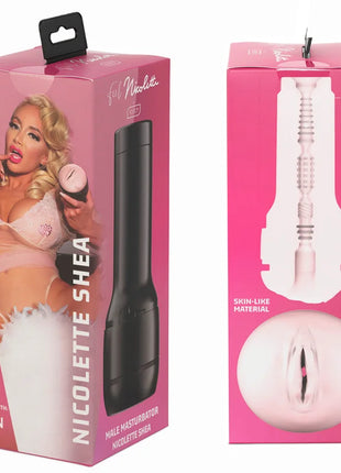 KIIROO - KEON + FEEL NICOLETTE SHEA STROKER + AQUA-QUALITTS-SCHMIERMITTEL 50 ML - Automatischer Masturbator