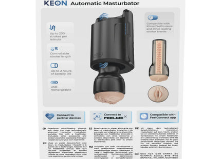 KIIROO - KEON WIFI COMBO AUTOMATISCHER MASTURBATOR + FEEL STROKER