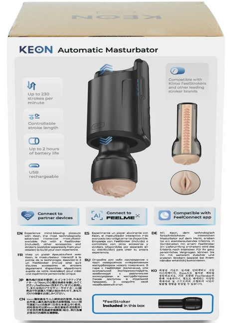 KIIROO - KEON WIFI COMBO AUTOMATISCHER MASTURBATOR + FEEL STROKER