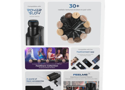 KIIROO - KEON WIFI COMBO AUTOMATISCHER MASTURBATOR + FEEL STROKER