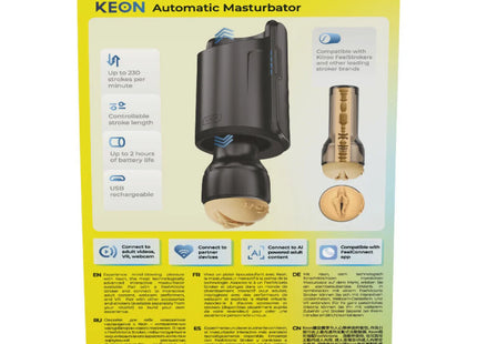 KIIROO - KEON WIFI COMBO VICTORIA JUNE AUTOMATISCHER MASTURBATOR + FEEL STROKER