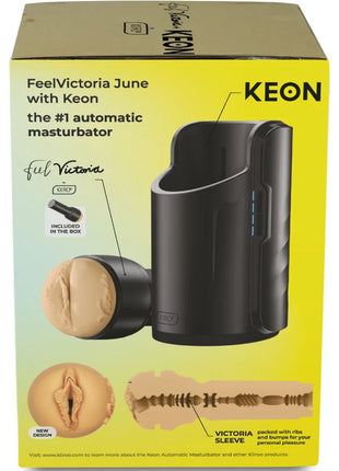 KIIROO - KEON WIFI COMBO VICTORIA JUNE AUTOMATISCHER MASTURBATOR + FEEL STROKER