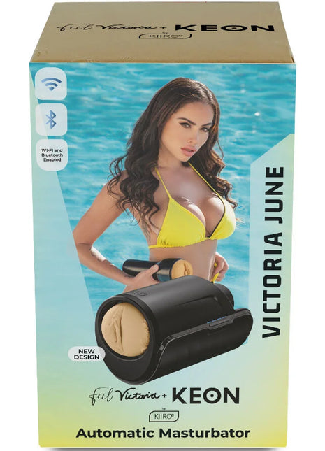 KIIROO - KEON WIFI COMBO VICTORIA JUNE AUTOMATISCHER MASTURBATOR + FEEL STROKER