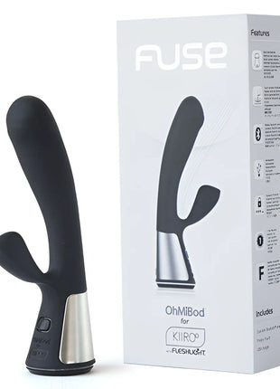 KIIROO - OHMIBOD FUSE APP FERNBEDIENUNG SCHWARZ - Rabbit-Vibratoren