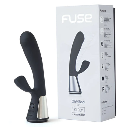 KIIROO - OHMIBOD FUSE APP FERNBEDIENUNG SCHWARZ - Rabbit-Vibratoren