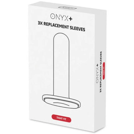 KIIROO - ONYX+ ERSATZABDECKUNG 3 EINHEITEN - ANGENEHME PASSFORM - Ei-Masturbator