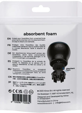 KIIROO - POWER BLOW ABSORBIERENDER SCHAUM 5ER-PACK - Zubehör für Masturbatoren