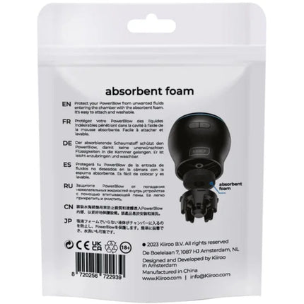KIIROO - POWER BLOW ABSORBIERENDER SCHAUM 5ER-PACK - Zubehör für Masturbatoren