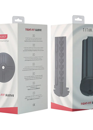 KIIROO - TITAN ANAL MASTURBATOR-ABDECKUNG MAXIMALE PASSFORM - Anus-Masturbator ohne Vibration