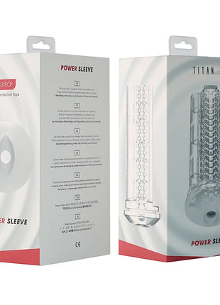 KIIROO - TITAN MASTURBATOR COVER POWER + LEISTUNG - Anus-Masturbator ohne Vibration